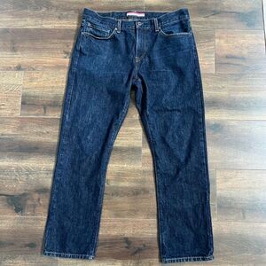 Tommy Hilfiger Men's Size 34/30 Classic Straight Jeans Dark Blue Denim Wash
